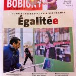 Fabienne sur la couverture du journal de Bobigny Mars 2013