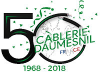 Cablerie daumesnil 50 ans logo
